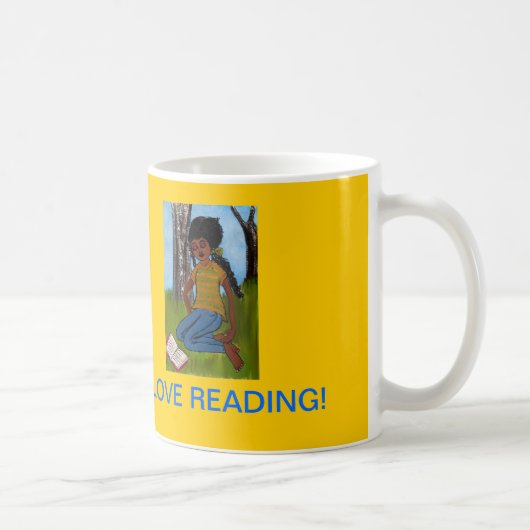 かわいい元の芸術のコーヒー・マグ コーヒーマグカップ (右)