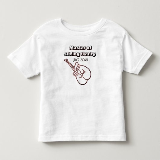かわいい兄弟ライバル , トドラーTシャツ (正面)