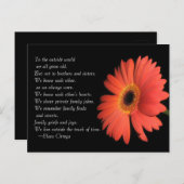 かわいい兄弟/姉妹の誕生日 ポストカード (正面/裏面)