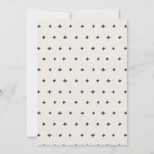 かわいい先住民バンクシアウォーターカラーフローラベビーシャワー サンキューカード (裏面)