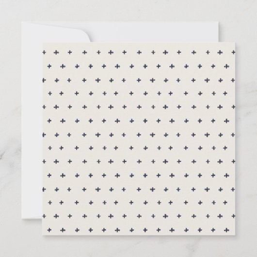 かわいい先住民バンクシアウォーターカラーフローラベビーシャワー 招待状 (裏面)