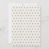 かわいい先住民バンクシアウォーターカラー結婚フローラ 招待状 (裏面)