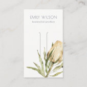 かわいい先住民バンクシアフローラヘアクリップディスプレイ 名刺 (正面)