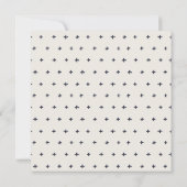 かわいい先住民バンクシアフローラ任意の年周年記念 招待状 (裏面)