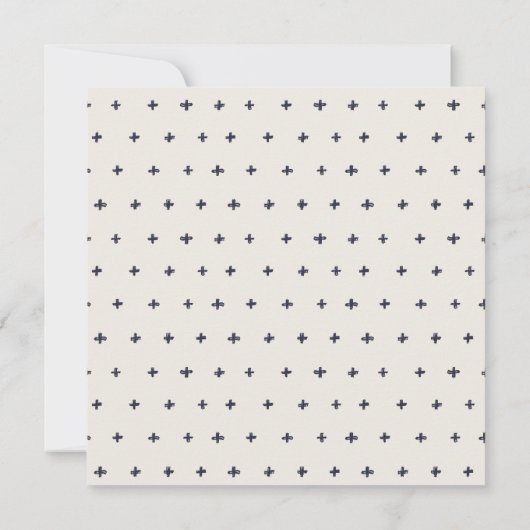 かわいい先住民バンクシアフローラ任意の年周年記念 招待状 (裏面)