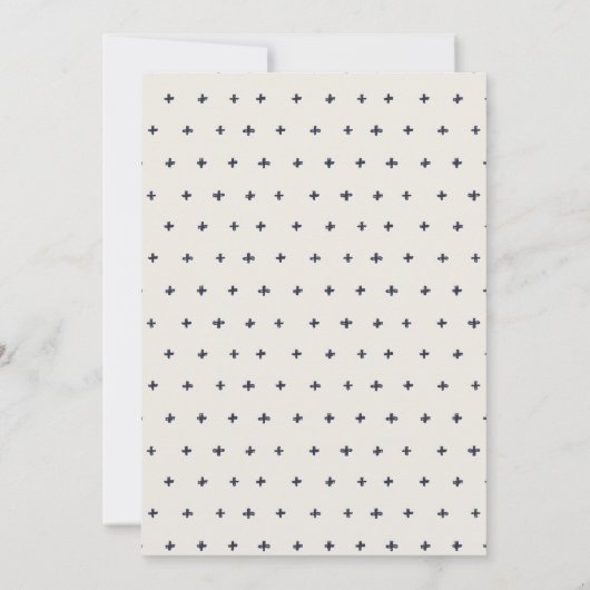 かわいい先住民バンクシアフローラ任意の年齢誕生日 招待状 (裏面)