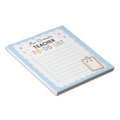かわいい先生のやることリスト ノートパッド (アングル)