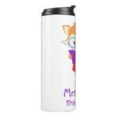 かわいい先生の贈り物とキツネ タンブラー (回転左)