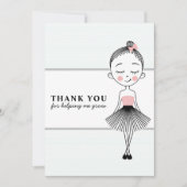 かわいい先生への感謝 サンキューカード (正面)