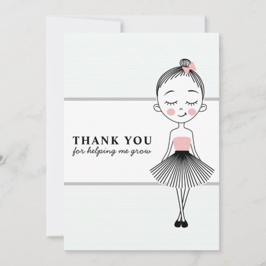 かわいい先生への感謝 サンキューカード (正面)