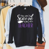 かわいい先生ハロウィンユニセックス スウェットシャツ