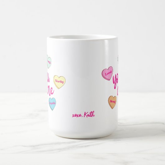 かわいい先生バレンタイン コーヒーマグカップ (中央)