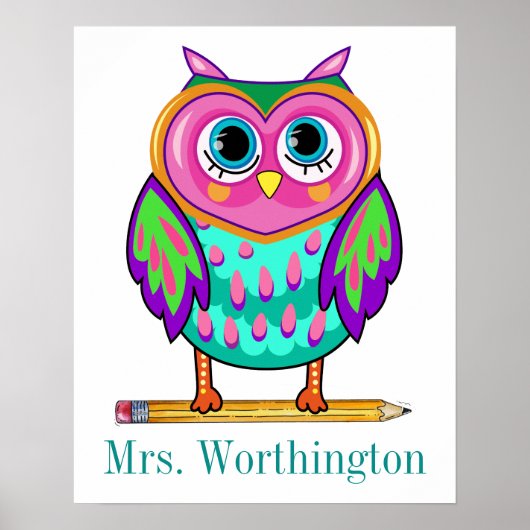 かわいい先生ポスター ポスター (正面)