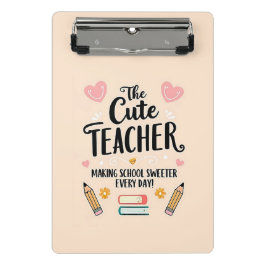 かわいい先生ミニクリップボード ミニクリップボード