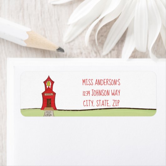 かわいい先生学校クラシック教室 ラベル (インサイチュ)