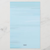 かわいい先生教育者スクールレターヘッド 便箋 (裏面)