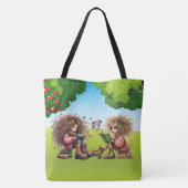 かわいい先生/誰でもトート – 戻る トートバッグ (裏面)