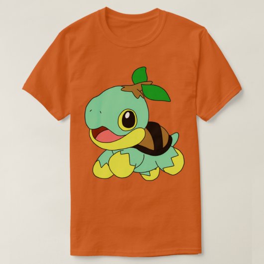 かわいい光沢のある小枝 Tシャツ (デザイン正面)