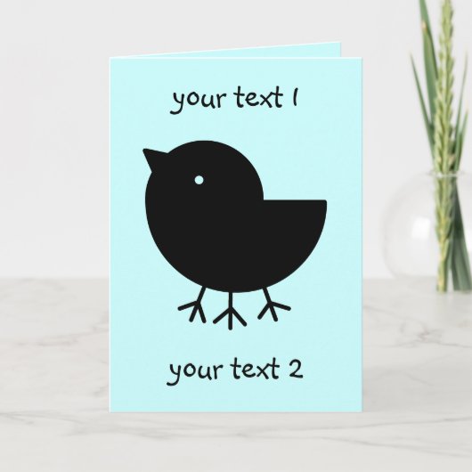 かわいい八咫烏 カード (正面)