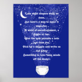 かわいい共同おむつ赤ちゃんシャワー活動 ポスター (正面)