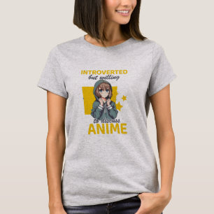 かわいい内向的だが話し合いを進める Tシャツ
