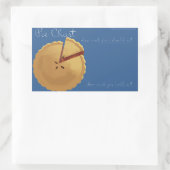 かわいい円グラフのステッカー! 長方形シール (バッグ)