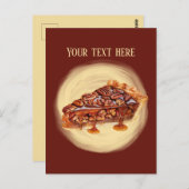 かわいい円グラフの追加メッセージ ポストカード (正面/裏面)