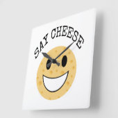 かわいい冗談 スクエア壁時計 (傾斜)