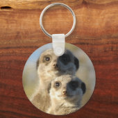 かわいい写真のマーカット キーホルダー (裏面)