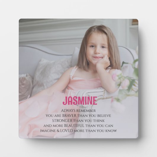 かわいい写真の引用文娘 フォトプラーク (正面)
