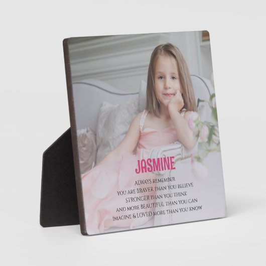 かわいい写真の引用文娘 フォトプラーク (正面)