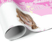 かわいい写真ハッピーバースデーラッピング紙カスタマイズ ラッピングペーパー (ロールコーナー)