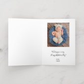 かわいい写真ハッピー・マザー・デー 箔シーズンカード (内側レイダウン)