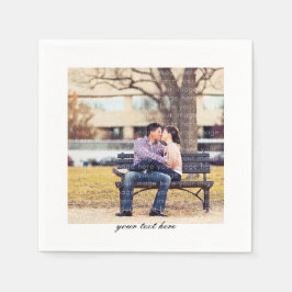 かわいい写真パーティーナプキン スタンダードカクテルナプキン