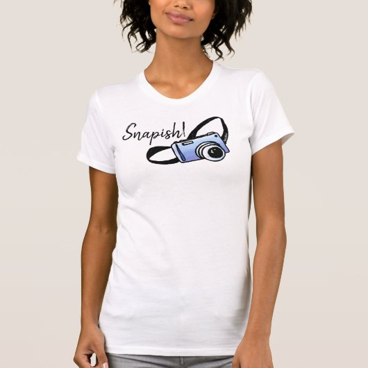 かわいい写真家 Tシャツ (正面)