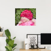 かわいい写真年カレンダー2023ポスター ポスター (ホームオフィス)