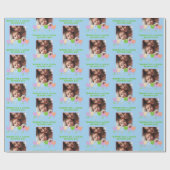 かわいい写真春チューリップ母の日の願い ラッピングペーパー (フラット)