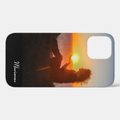 かわいい写真 名前入り 頑丈なiPhoneケース Case-Mate iPhoneケース (裏面 (横))
