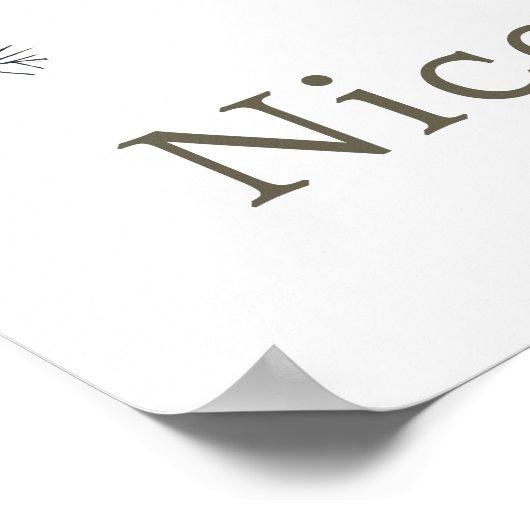 かわいい冬うさぎたち赤ちゃんシャワー ポスター (角)