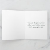 かわいい冬のねずみと実 カード (内部)