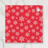 かわいい冬のクッキーとココアクリスマス フェイバータグ (裏面)