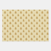 かわいい冬のクッキー ラッピングペーパーシート (正面3)