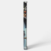 かわいい冬のクリスマス/冬雪だるま SAMSUNG GALAXYケース (左側面)