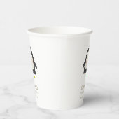 かわいい冬のペンギンシンプルの誕生日1日 紙コップ (右)