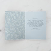 かわいい冬のペンギン ベイビーシャワーのお礼 カード (内部)