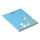 かわいい冬のワンダーランド ノートパッド (アングル)