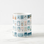 かわいい冬の動物クリスマスマグカップ コーヒーマグカップ (中央)