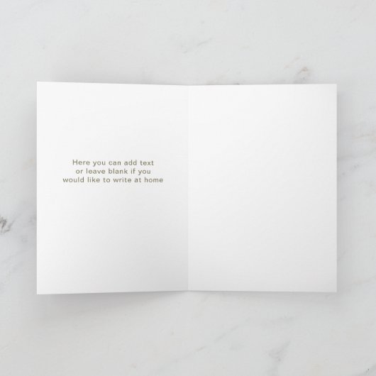 かわいい冬の北極鯨誕生会 カード (内部)