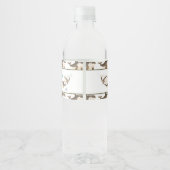 かわいい冬の北極鯨誕生会 ペットボトルラベル (裏面)