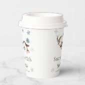 かわいい冬の北極鯨誕生会 紙コップ (右)